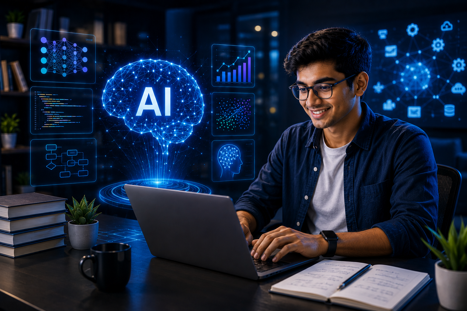 Artificial Intelligence course artwork